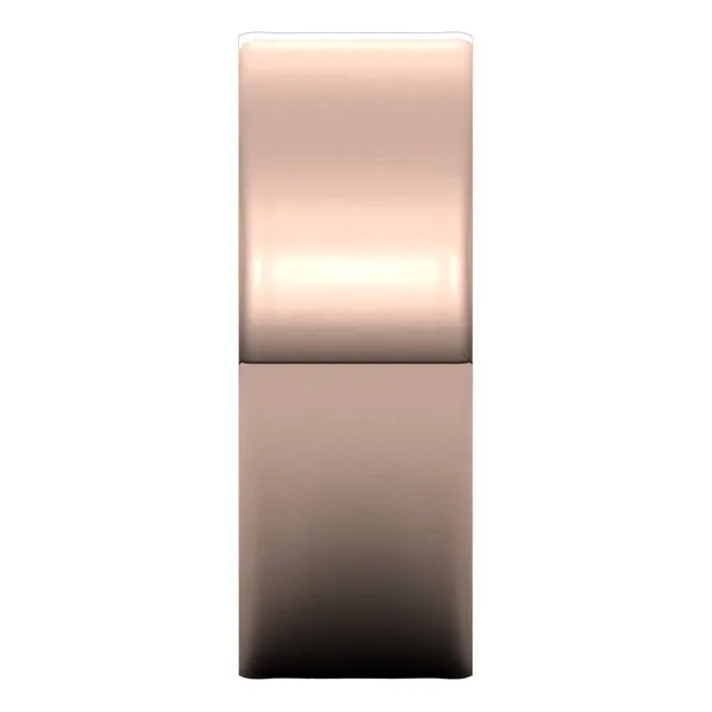 10K Rose Gold Flat Ultra-Light Wedding Band, 7 mm Wide