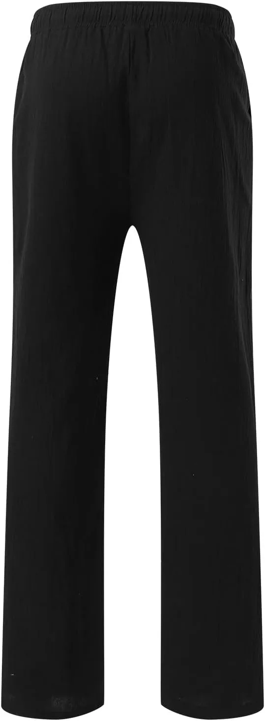 Cargo Pants for Men Relaxed Fit Big and Tall Casual Jogger Sweatpants Cargo Pants for Men Men's Work Lined Sweatpants