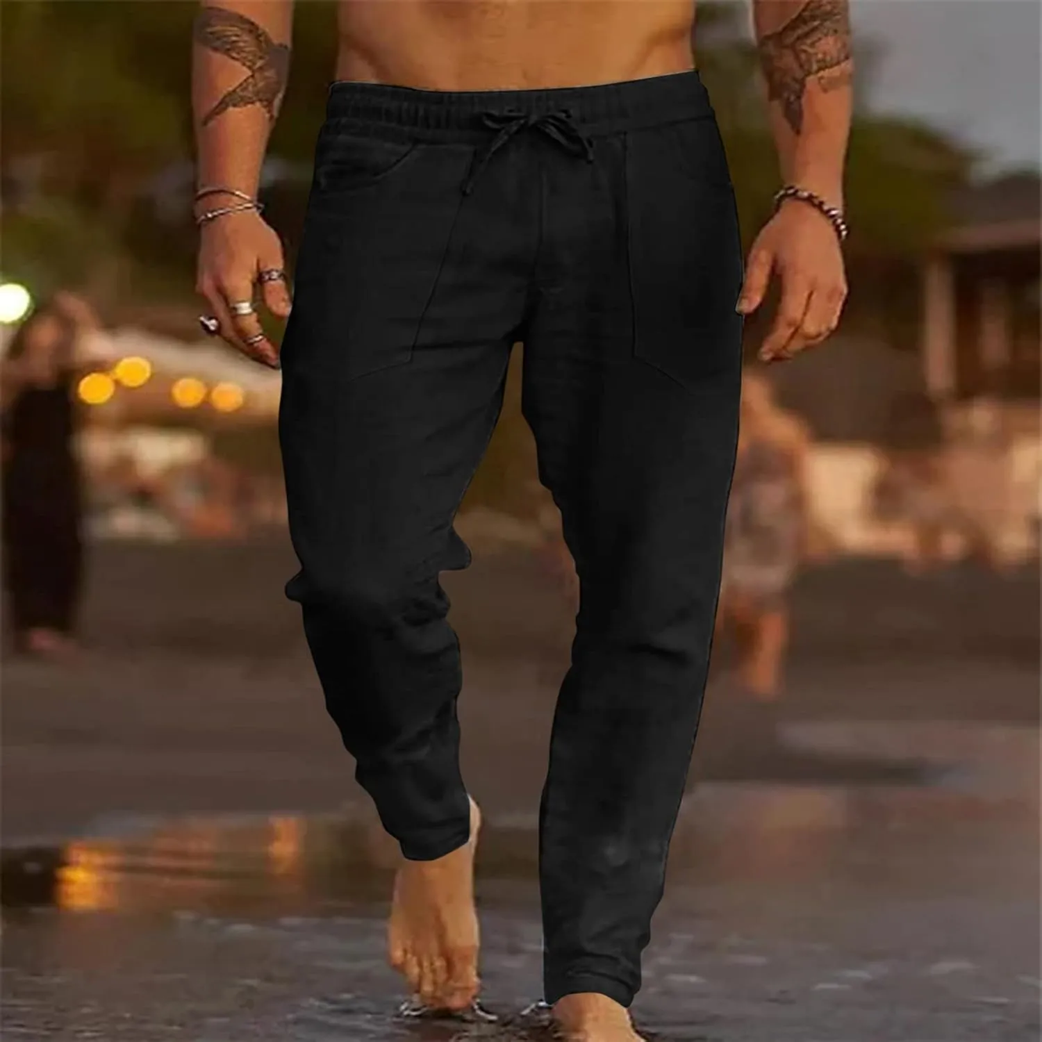 Cargo Pants for Men Relaxed Fit Big and Tall Casual Jogger Sweatpants Cargo Pants for Men Men's Work Lined Sweatpants