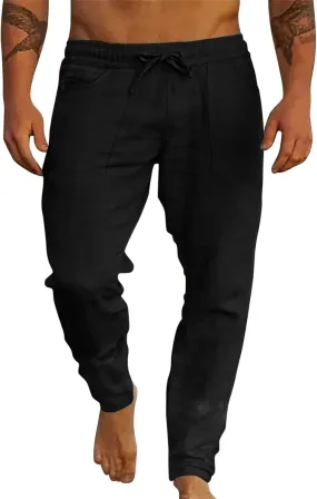 Cargo Pants for Men Relaxed Fit Big and Tall Casual Jogger Sweatpants Cargo Pants for Men Men's Work Lined Sweatpants