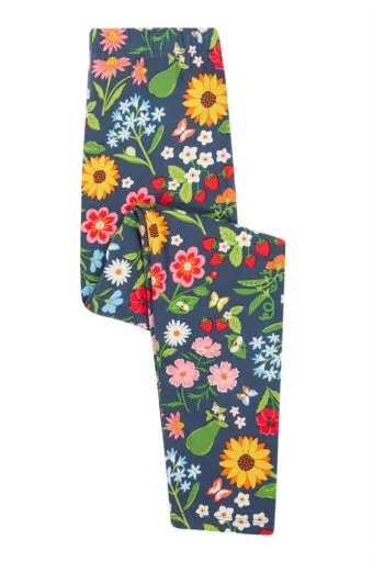 Frugi Libby Printed Leggings - Potager Garden
