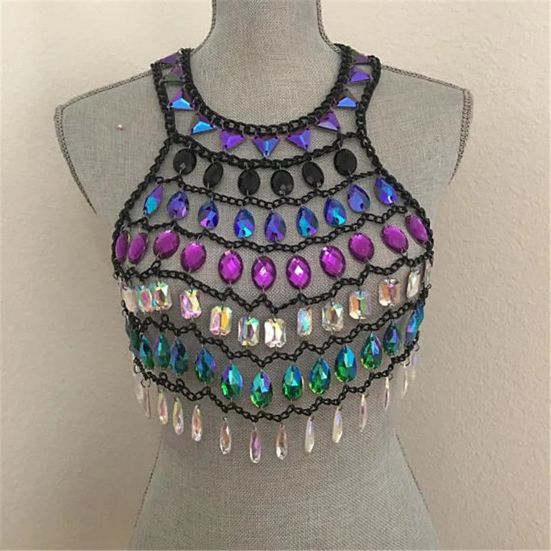 Gemed Transparent Tank Top