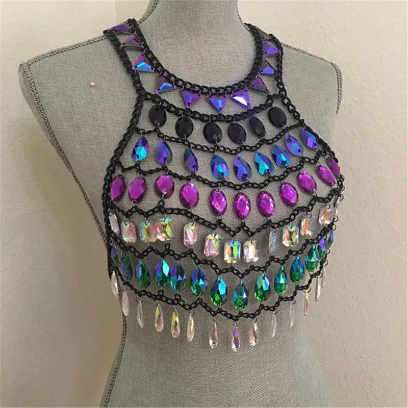Gemed Transparent Tank Top