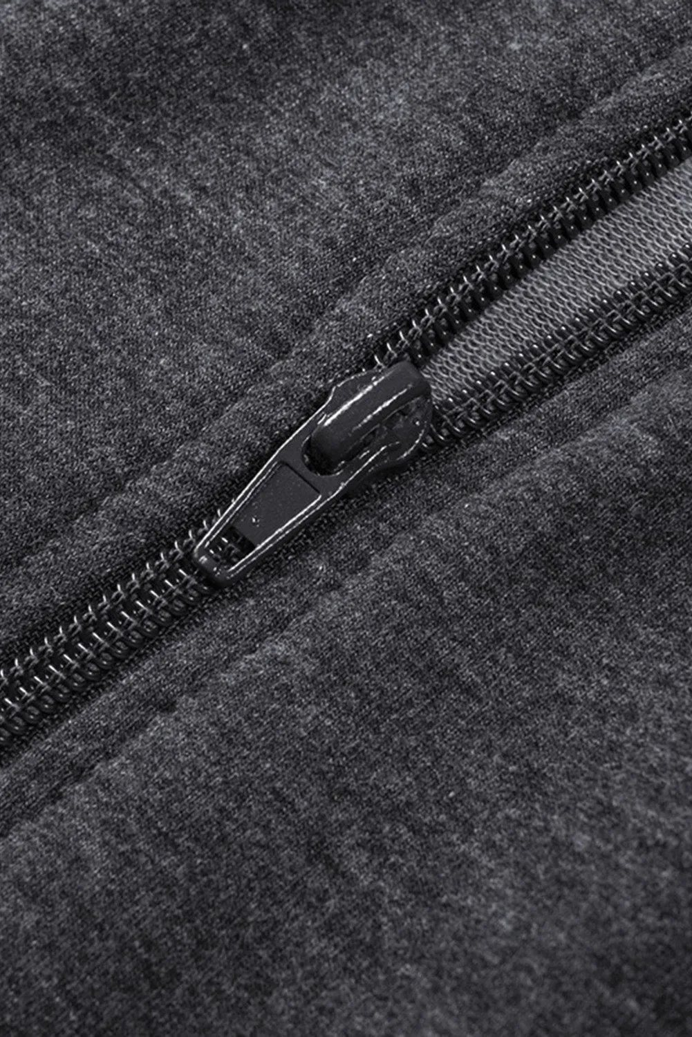 Half-zip Quilted Hoodie
