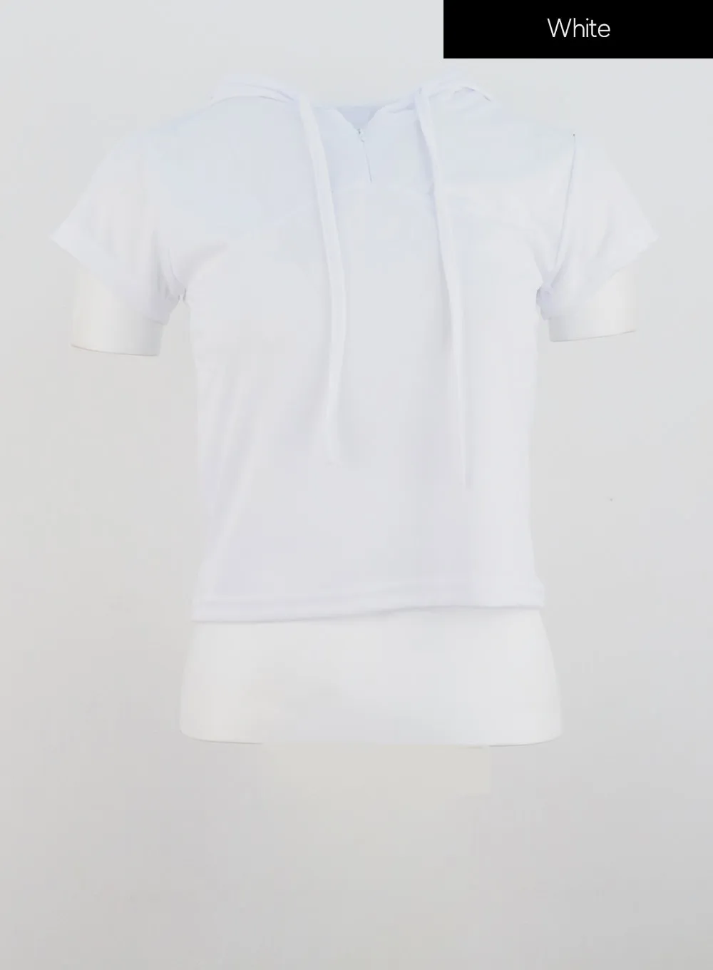 Half Zip-Up Hoodie Tee IL303