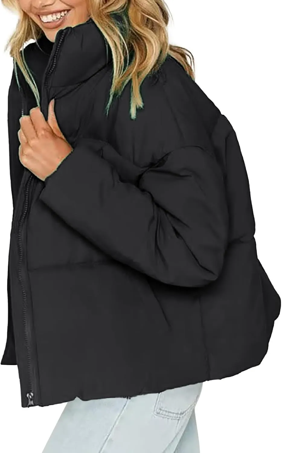 Long Puffy Coat Women Long Down Coats For Women Crop Puffer Jacket Women Quilted Bomber Jacket Womens