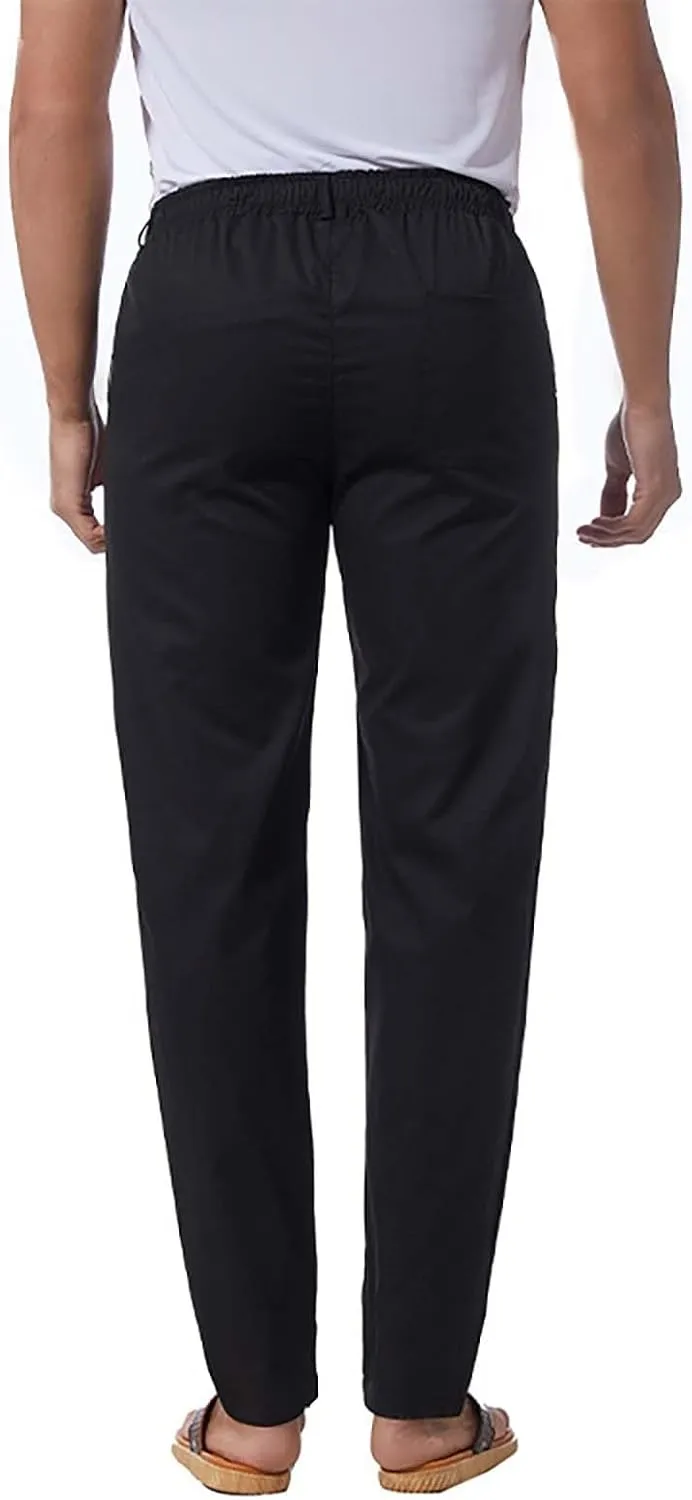 Men Joggers Men's Loose Straight Cotton Spring and Fall Casual Pants Men's Breathable Pants Athletic Pants Mens