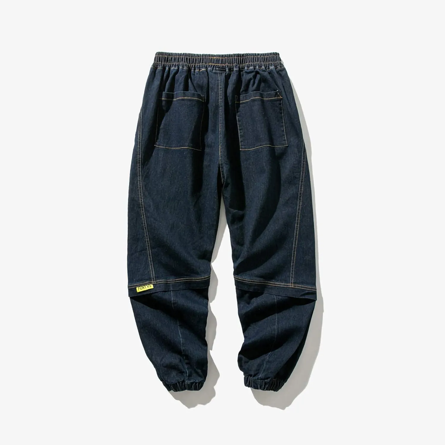 Men's Harem Pants Casual Fashion Drawstring Elastic Waist Jogger Sweatpants with Pockets Baggy Hiking Workout Trouser