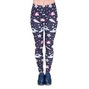 Navy Unicorn Leggings