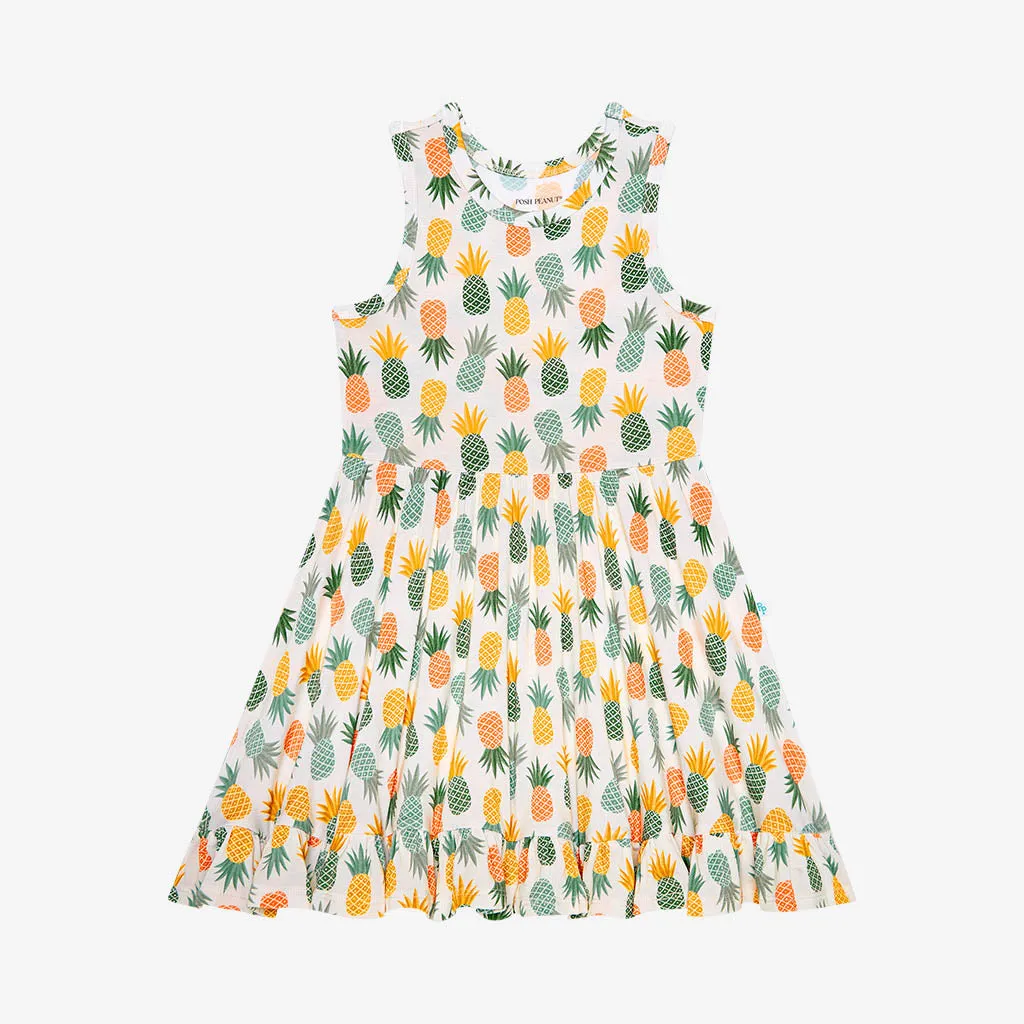 Posh Peanut McGuire Racerback Ruffled Twirl Dress