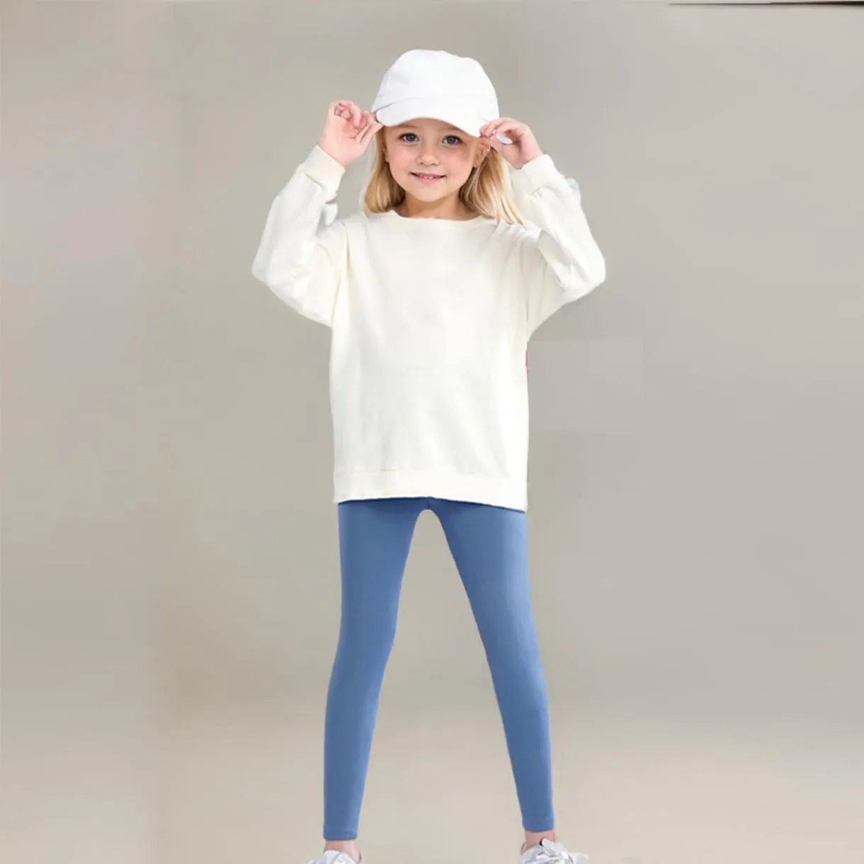 WEONEDREAM Girls Stretchy Leggings Toddler Girls Long Pants Spandex Leggings for Athletic Yoga Biking Dance