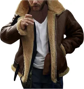 Ymosrh Men's Fleece Jacket Full Zip Lightweight Outdoor Hiking Jackets Winter Coats Casual Stylish, M-3XL